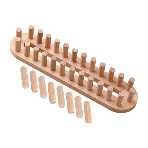 木製編み機 使いやすい糸編み 厚手編みブランケット編み機