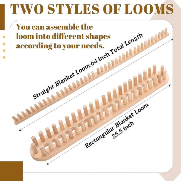 木製編み機 使いやすい糸編み 厚手編みブランケット編み機