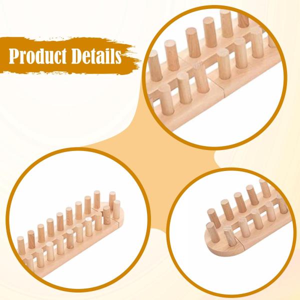 木製編み機 使いやすい糸編み 厚手編みブランケット編み機