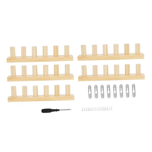 木製編み機キット DIY スローブランケットフレーム 組み立て簡単 再利用可能 厚手ブランケット織機 糸編み ホームデコレーション用