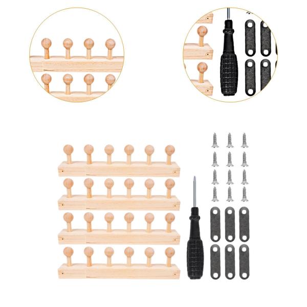 52.99インチ チャンキーニットブランケット ルームキット 太い糸編みツール 再利用可能 木製編み機フレーム 手編み DIY 織り用