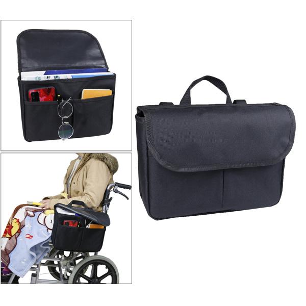 海外限定】 歩行器 車椅子 アームレスト用 収納ポーチ サイドバッグ ウォーカー 収納バッグ