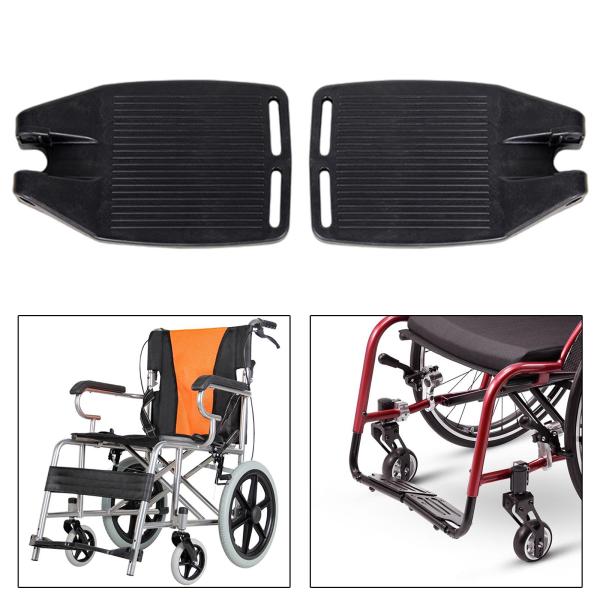 ユニバーサル車椅子フットレスト簡単取り付けアクセサリープラスチック2.2cmギャップ