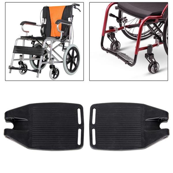 ユニバーサル車椅子フットレスト簡単取り付けアクセサリープラスチック2.2cmギャップ
