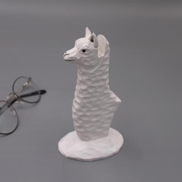 動物眼鏡スペクタクルホルダースタンド木彫りデスク装飾クリエイティブ｜stk-shop｜02