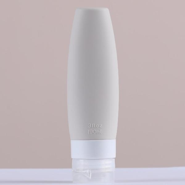 コンディショナーローションソープ用シリコントラベルボトル詰め替え可能男性女性4x90ml
