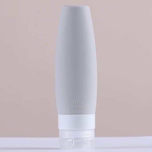 コンディショナーローションソープ用シリコントラベルボトル詰め替え可能男性女性4x90ml