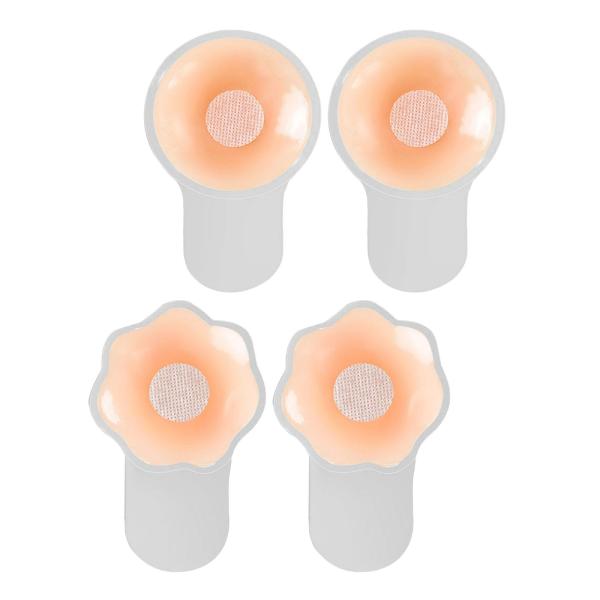 ドレスの花びらに再利用可能な超薄型胸