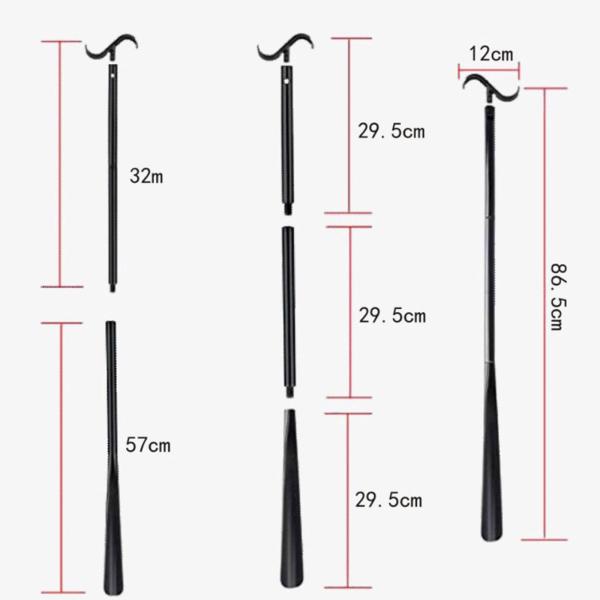 高齢者の靴ドレスのための耐久性のあるドレッシングスティックエイドソックスリムーバーエイドヘルパー