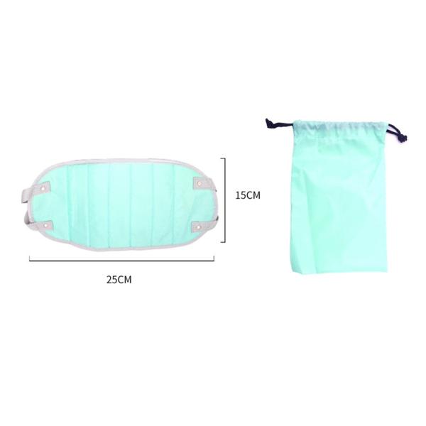 飛行機用フットレスト 軽量 レッグレスト フットレスト 快適 ホーム オフィス 緑