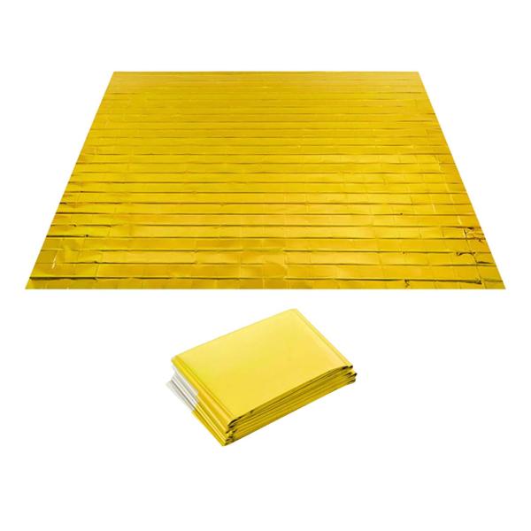 6x サバイバルブランケット 緊急用ブランケット ハイキング用 寒冷地サバイバルギア 140x210cm