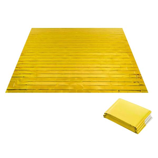 6x サバイバルブランケット 緊急用ブランケット ハイキング用 寒冷地サバイバルギア 160x210cm