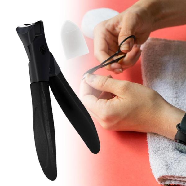 爪切り ポータブル 家庭用 足爪トリマー 高齢者 子供 高齢者用 ブラック