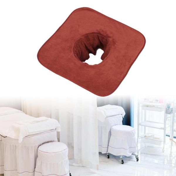 サロンマッサージテーブルタオル メッセージベッドクロス マッサージベッド用横たわりタオル ダークブラウン