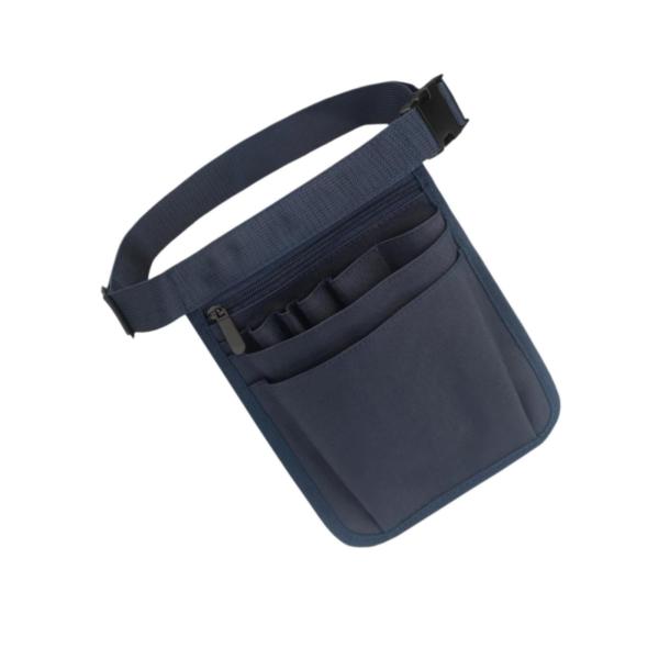 ナースウエストバッグ 実用的なマルチコンパートメント ナースポーチ はさみ ペン ツール用 ブルー