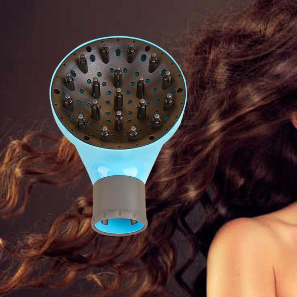ヘアディフューザー ヘアドライヤーアクセサリー 速乾性 ヘアブロワー ドライヤーディフューザー ブルー