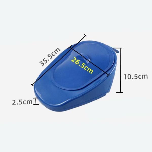高齢者用ベッドパン、おしっこ容器、ベッドサイド便器、再利用可能な家庭トイレ、しっかりした厚手、在宅介護、寝たきりの女
