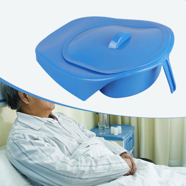 高齢者用ベッドパン、おしっこ容器、ベッドサイド便器、再利用可能な家庭トイレ、しっかりした厚手、在宅介護、寝たきりの女