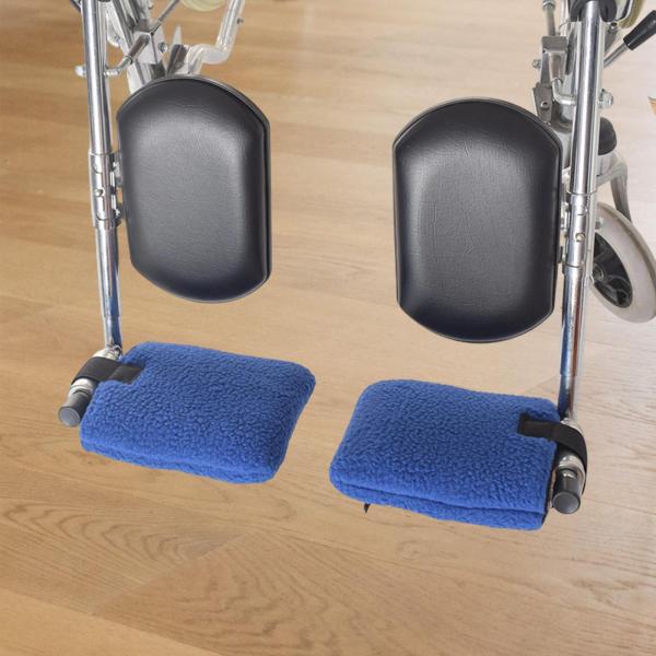 車椅子用フットレストカバー フットプレートプロテクターパッド アクセサリー ソフト 暖かい 滑り止め 車椅子用フットレストパッド 男 女 シニア
