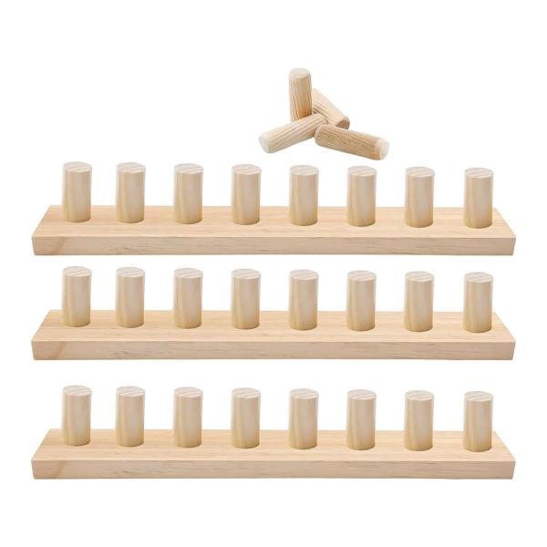 3 個入り チャンキーブランケット織機、木製織り機ポータブル糸織り機フレーム手編み編み物愛好家ショールDIY愛好家用