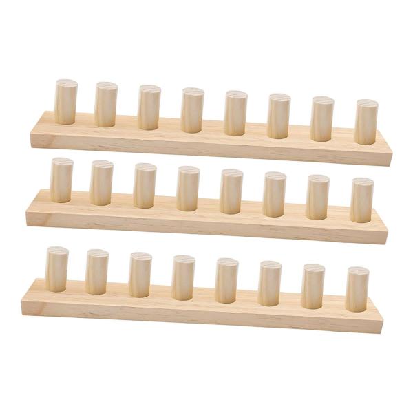 3 個入り チャンキーブランケット織機、木製織り機ポータブル糸織り機フレーム手編み編み物愛好家ショールDIY愛好家用