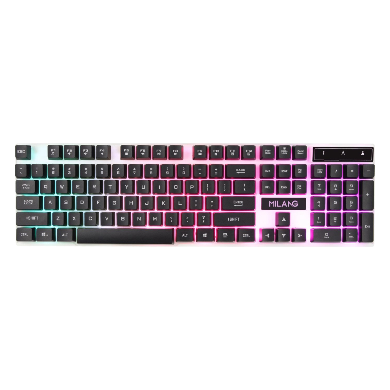 Rgbメカニカルゲーミングキーコンパクト104キーのusb有線マウスセット
