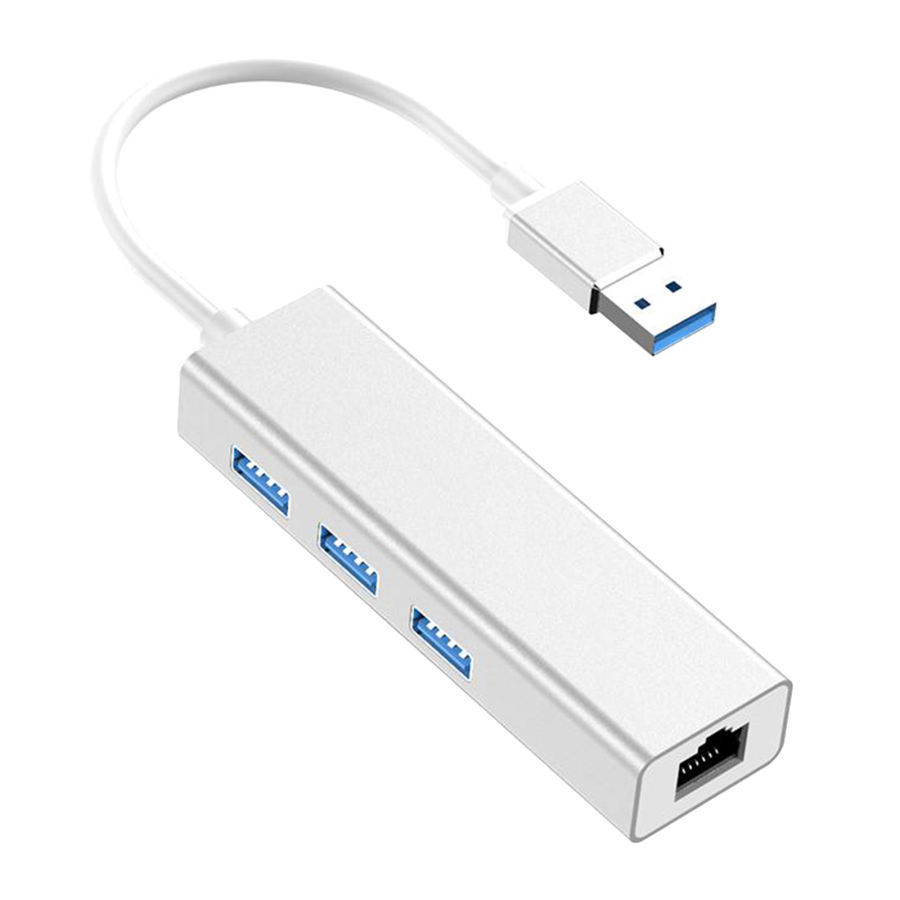 Usb 3.0ハブイーサネット3ポートusb 3.0スプリッタイーサネットハブusbハブネットワークRJ45 100 150mbpsのusbエクステ｜stk-shop｜02