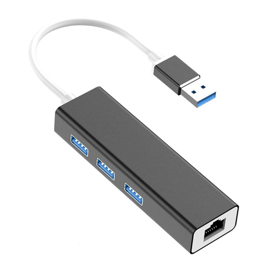 Usb 3.0ハブイーサネット3ポートusb 3.0スプリッタイーサネットハブusbハブネットワークRJ45 100 150mbpsのusbエクステ｜stk-shop｜05