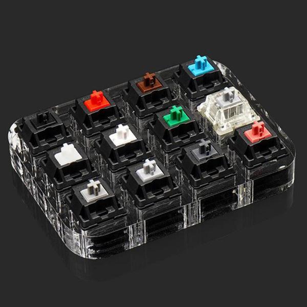 Cherry Mx Switch4x5用のクリアスイッチテスターベースアクリルプレート