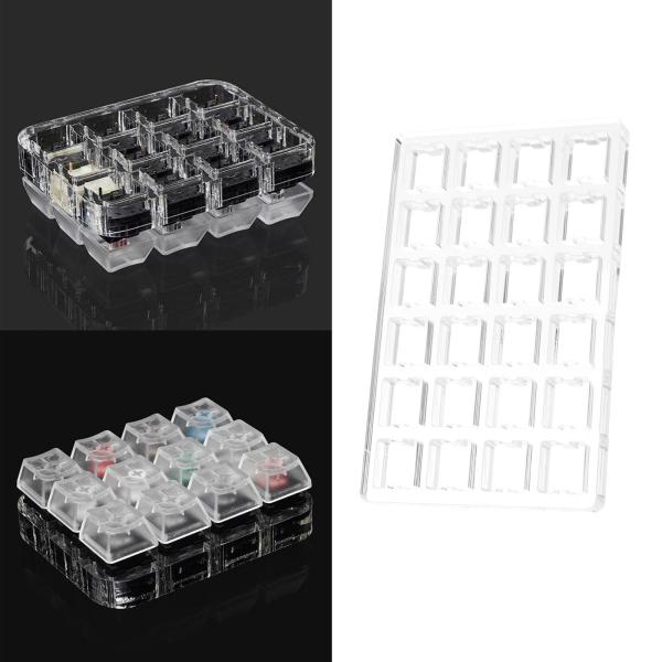 Cherry Mx Switch4x6用のクリアスイッチテスターベースアクリルプレート