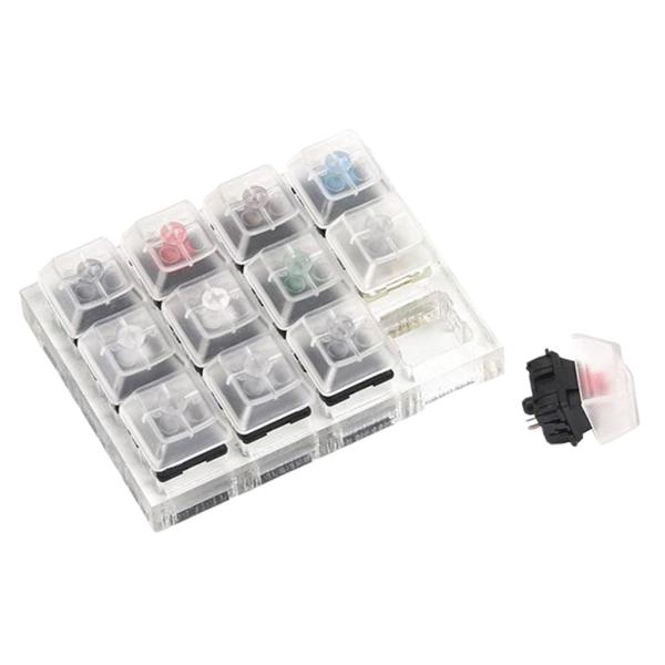 Cherry Mx Switch4x6用のクリアスイッチテスターベースアクリルプレート