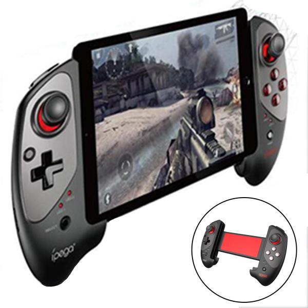 BluetoothモバイルゲームコントローラージョイスティックAndroid / iOS用の調整可能なハンドルゲームパッド低遅延プ