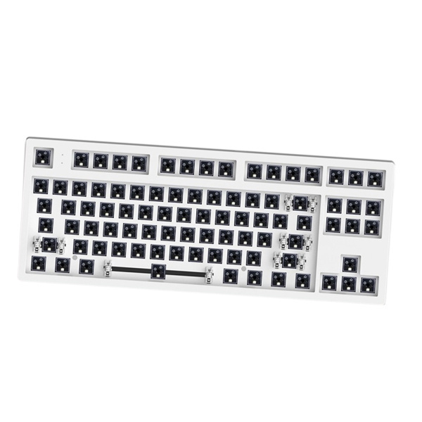 YUNZII YZ75 75% キーボード ワイヤレスゲーミングキーボード ホットスワップ対応 無線 bluetooth RGBバックライト BT5.0 2.4G USB-C コンパクト Linux 並行輸入