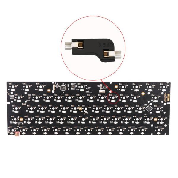 KailhキーボードMXスイッチ69pcsのためのホットスワップPCBソケットコネクタ