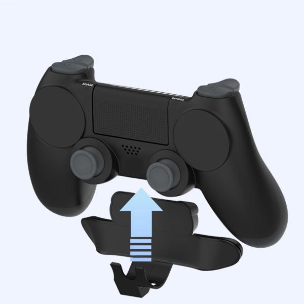 再マッピング可能な戻るボタンは、PS4コントローラー用のかわいいターボ機能ゲームアタッチメントをトリガーしますLEDライトゲームアクセサリー