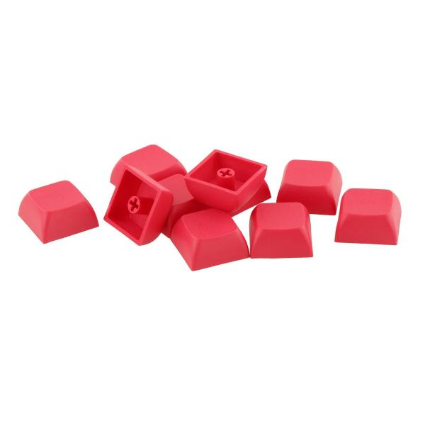10xPBTキーキャップセットDIY交換部品CHERRYMXスイッチのゲーム愛好家赤