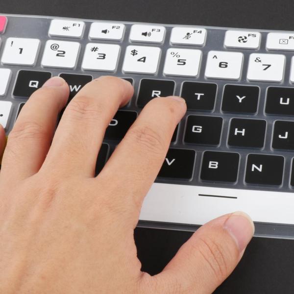 ASUSTUFゲーミングA15ラップトップアクセサリー用キーボードプロテクタースキンユニバーサルカラフルブラック
