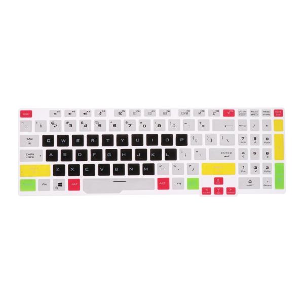 ASUSTUFゲーミングA15ラップトップアクセサリー用キーボードプロテクタースキンユニバーサルカラフルブラック