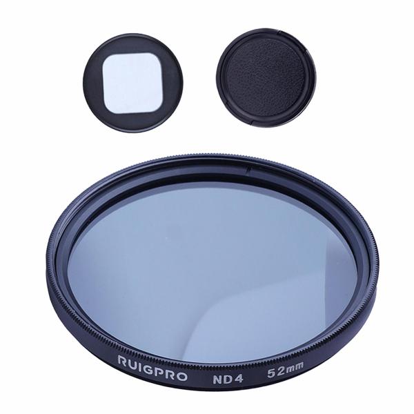 ヒーロー10 / 9ND4用52mmレンズフィルターセット+レンズカバーアクセサリーツール