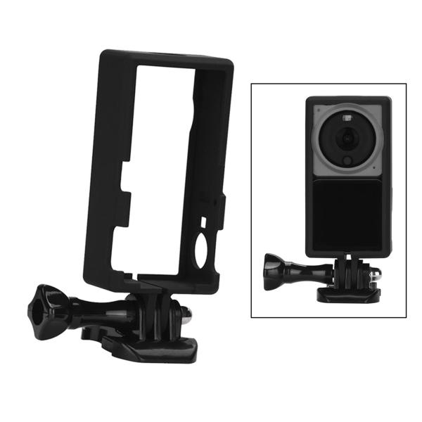 カメラ保護フレーム/黒の落下防止熱放散防塵/マウントアダプター延長ブラケット/保護ケース/ DJIアクション2用