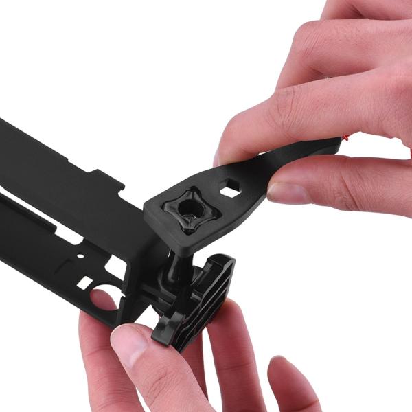 カメラ保護フレーム/黒の落下防止熱放散防塵/マウントアダプター延長ブラケット/保護ケース/ DJIアクション2用