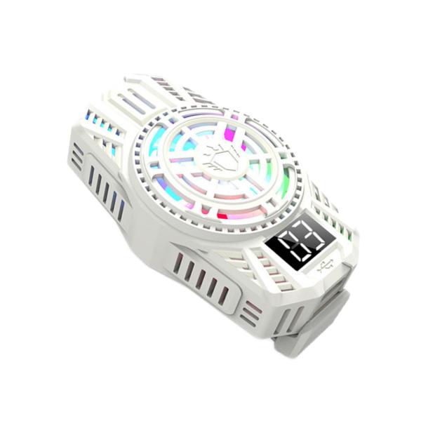 ほとんどの電話プレイゲーム用の電話冷却ファンラジエーター7リーフポータブル