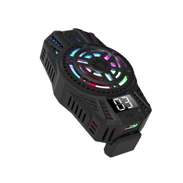 ほとんどの電話プレイゲーム用の電話冷却ファンラジエーター7リーフポータブル