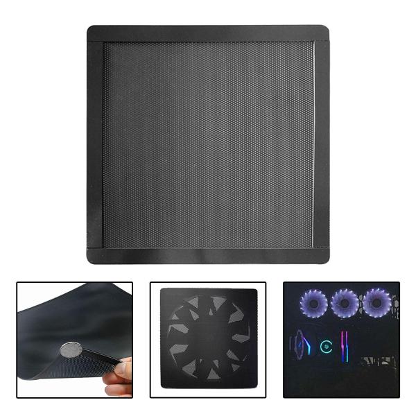 コンピュータPC用PVC磁気冷却ファンダストフィルターカバー14x14cm