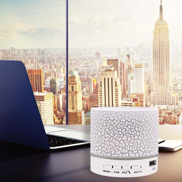 トラベルホームホワイト用A10ワイヤレスBluetoothスピーカーミュージックプレーヤーペアリングコンパクト