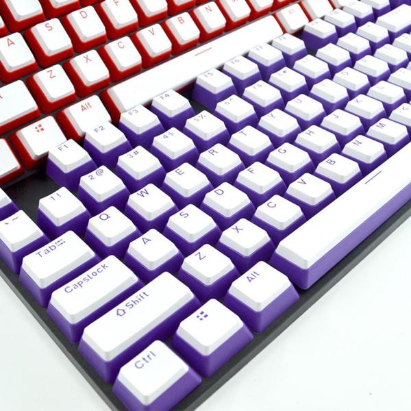 プリンキーキャップセット104KeysDoubleshotfor Office Home Gaming Typing Black