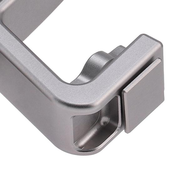 デジタル一眼レフカメラモニター用シルバーコールドシューマウント2x1/4