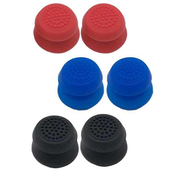 プレイステーション4コントローラー用の2xアナログコントローラーサムスティックグリップアンチスリップ , 赤