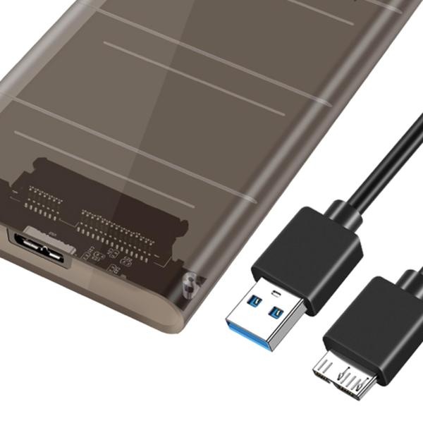 2.5 インチ外付けハード ドライブ エンクロージャ SSD エンクロージャ 5Gbps SATA から USB 3.1 , 茶色