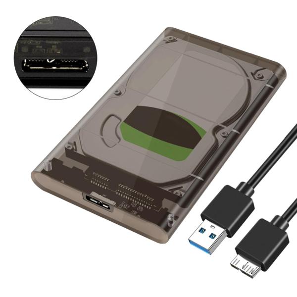 2.5 インチ外付けハード ドライブ エンクロージャ SSD エンクロージャ 5Gbps SATA から USB 3.1 , 茶色